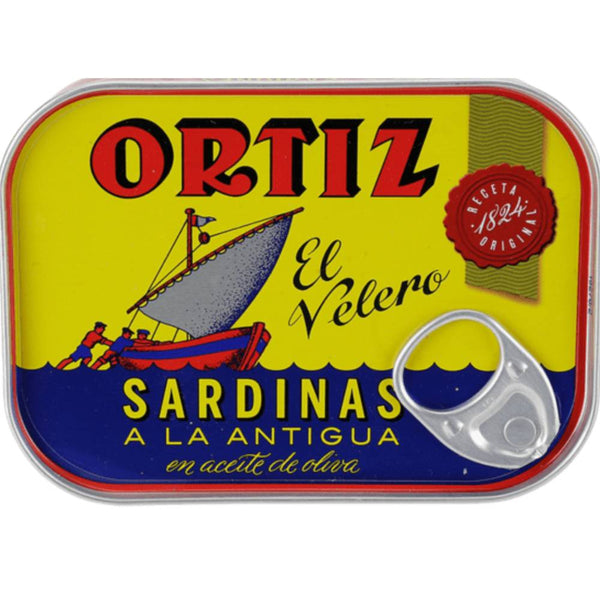 Ortiz, El Velero, Sardiner i olivenolie – 140 g.